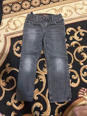 Size 7 boys gap kids Dark Gray Straight Leg Jeans